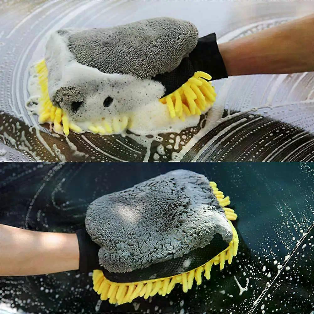 Car Wash Mitt, Thick Cleaning Glove,