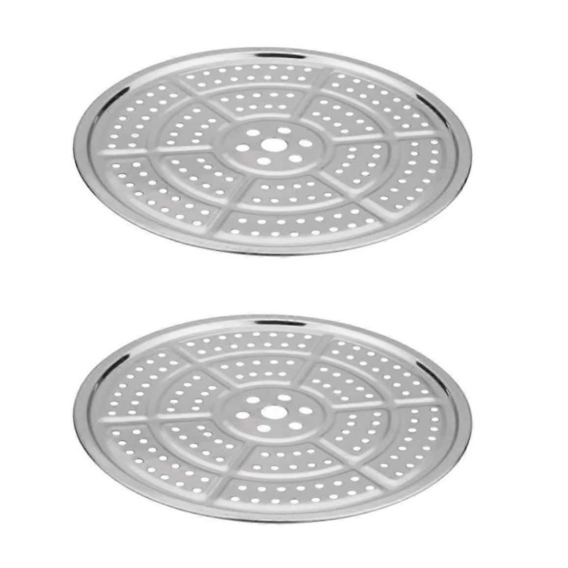 Pressure Cooker Canner Rack 28cm Stainless Steel DoubleLayer Canning Steaming Tray 2PCS