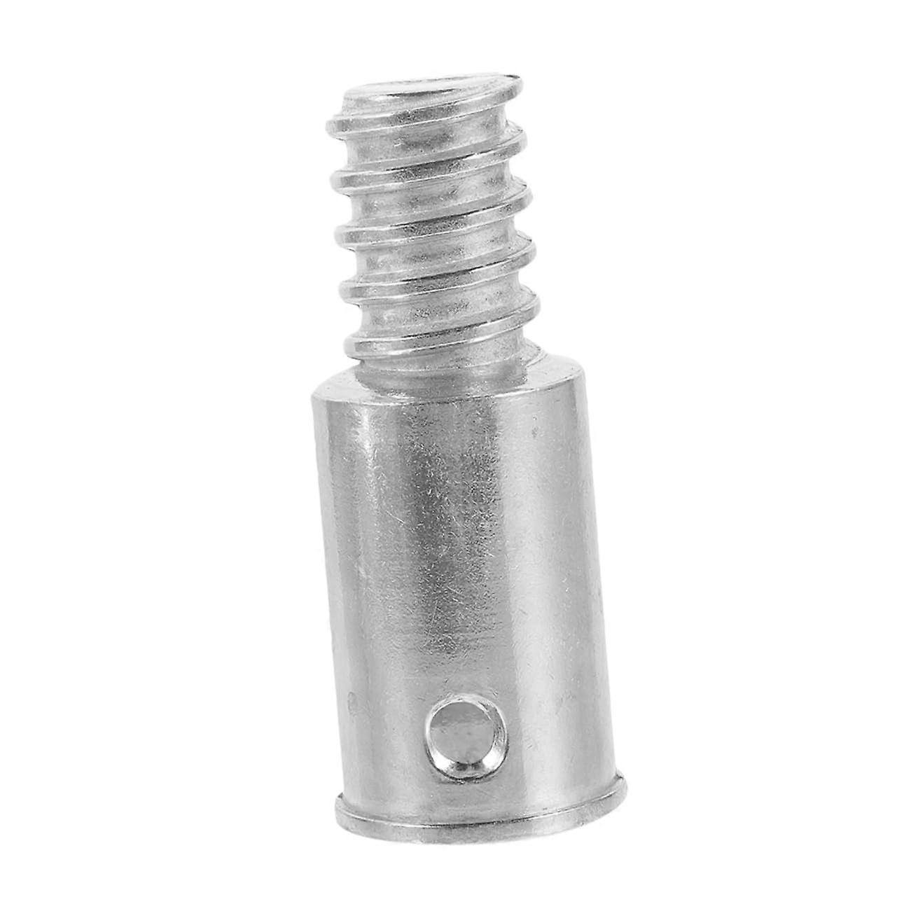 Heavy Duty Aluminum Alloy Broom Handle Replacement Tip with Universal Threaded Pole Connector