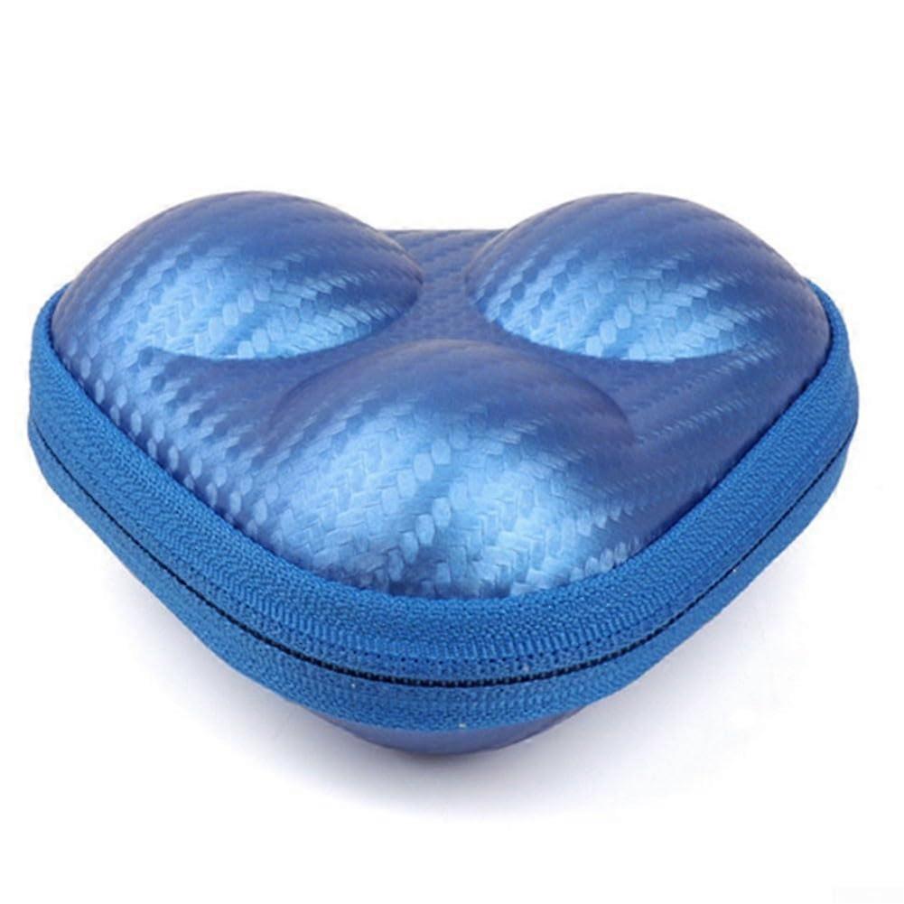 Waterproof EVA Hard Shell Table Tennis Ball Case with Hanging Buckle for Secure Storage