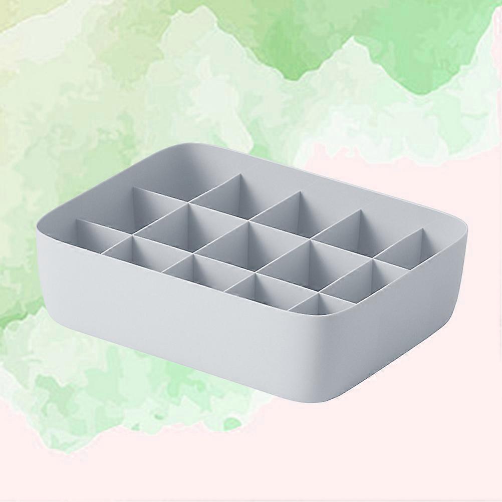 Underwear Storage Container Plastic Basket for Storage with 15 Compartments
