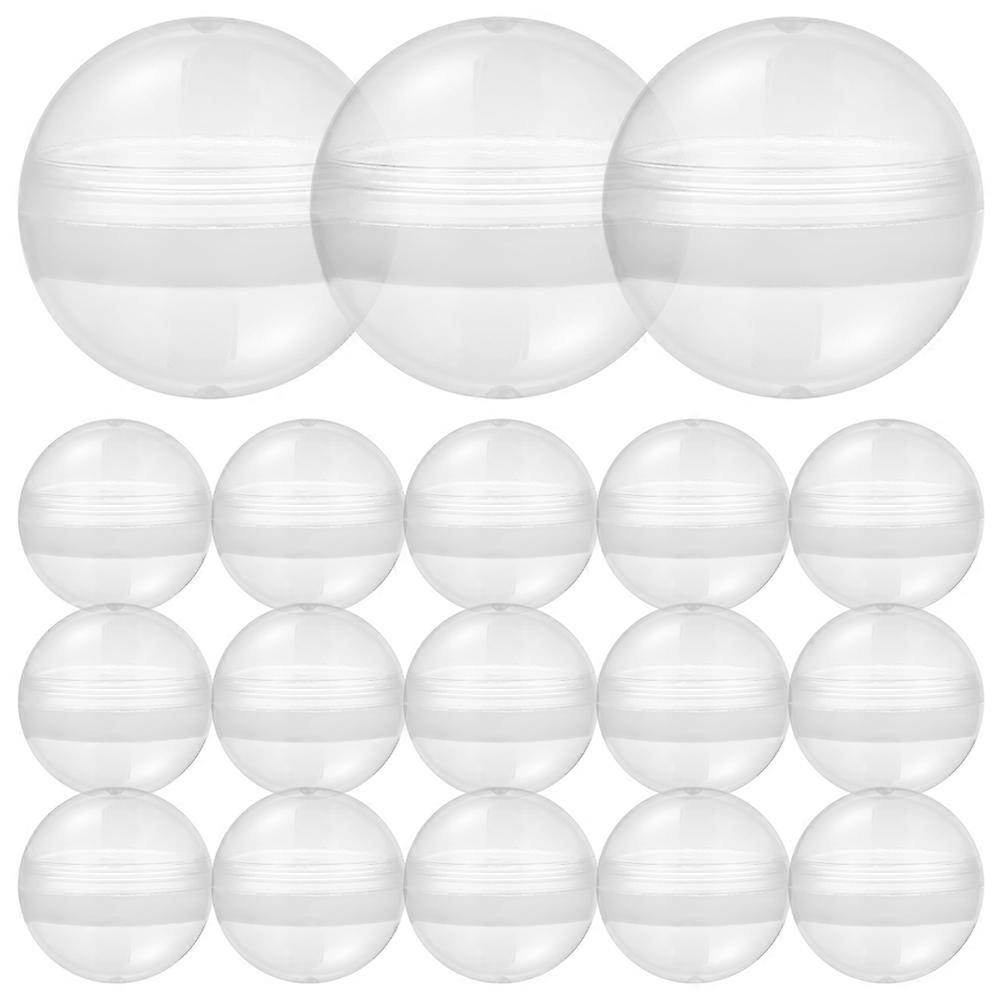 Vending Machine Transparent Capsules Round Balls for Storage Use 100Pcs Set