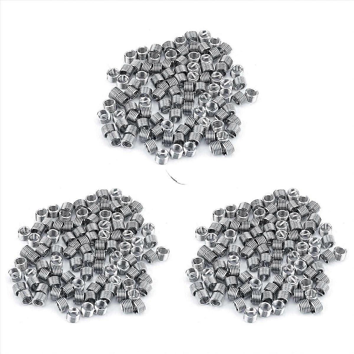 100Pcs Wire Insert Thread, Heli Coil Thread Repair Stainless Steel