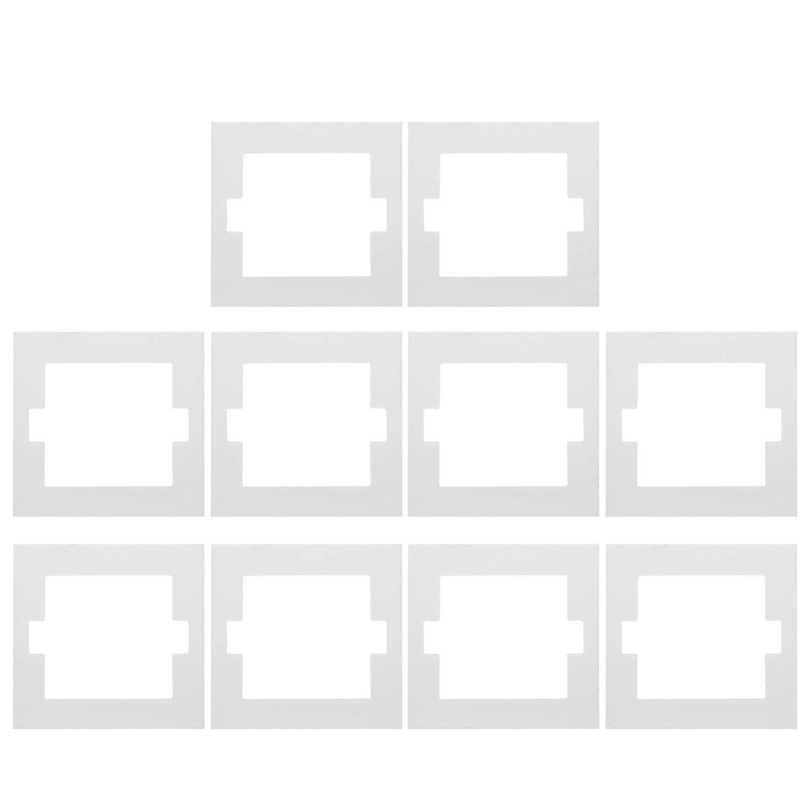 10pcs Practical 86 Type Switch Socket Gasket for Outlet Wall Plate Insulation