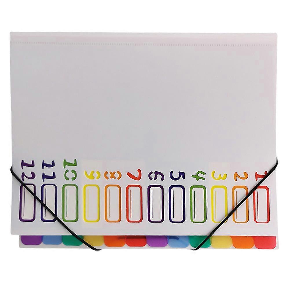 Multi-Layer File Folder Plastic Document Folder for Paper Storage