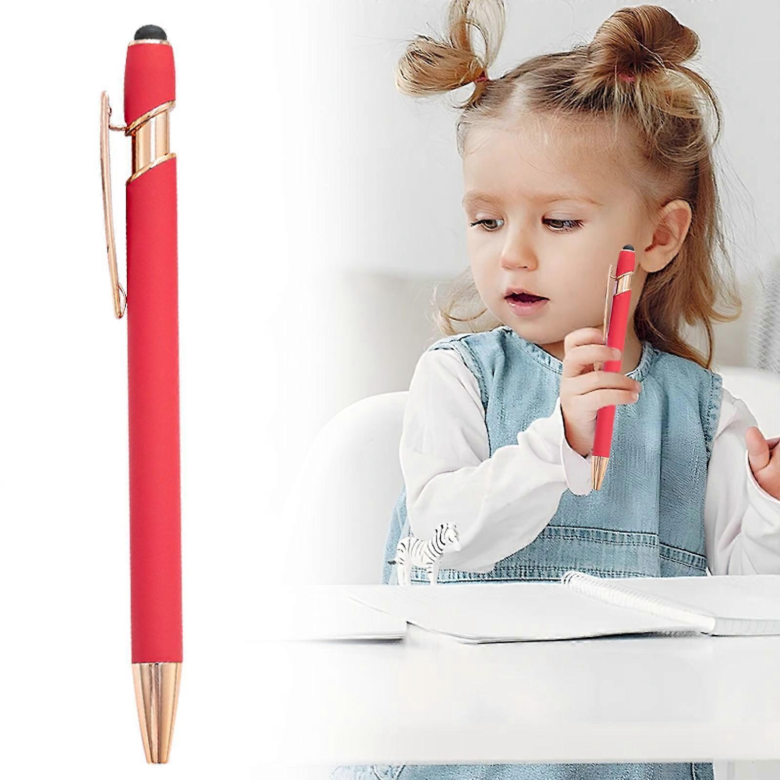 Pen Aluminum Push-Pull Ballpoint Pen 2 (Red)