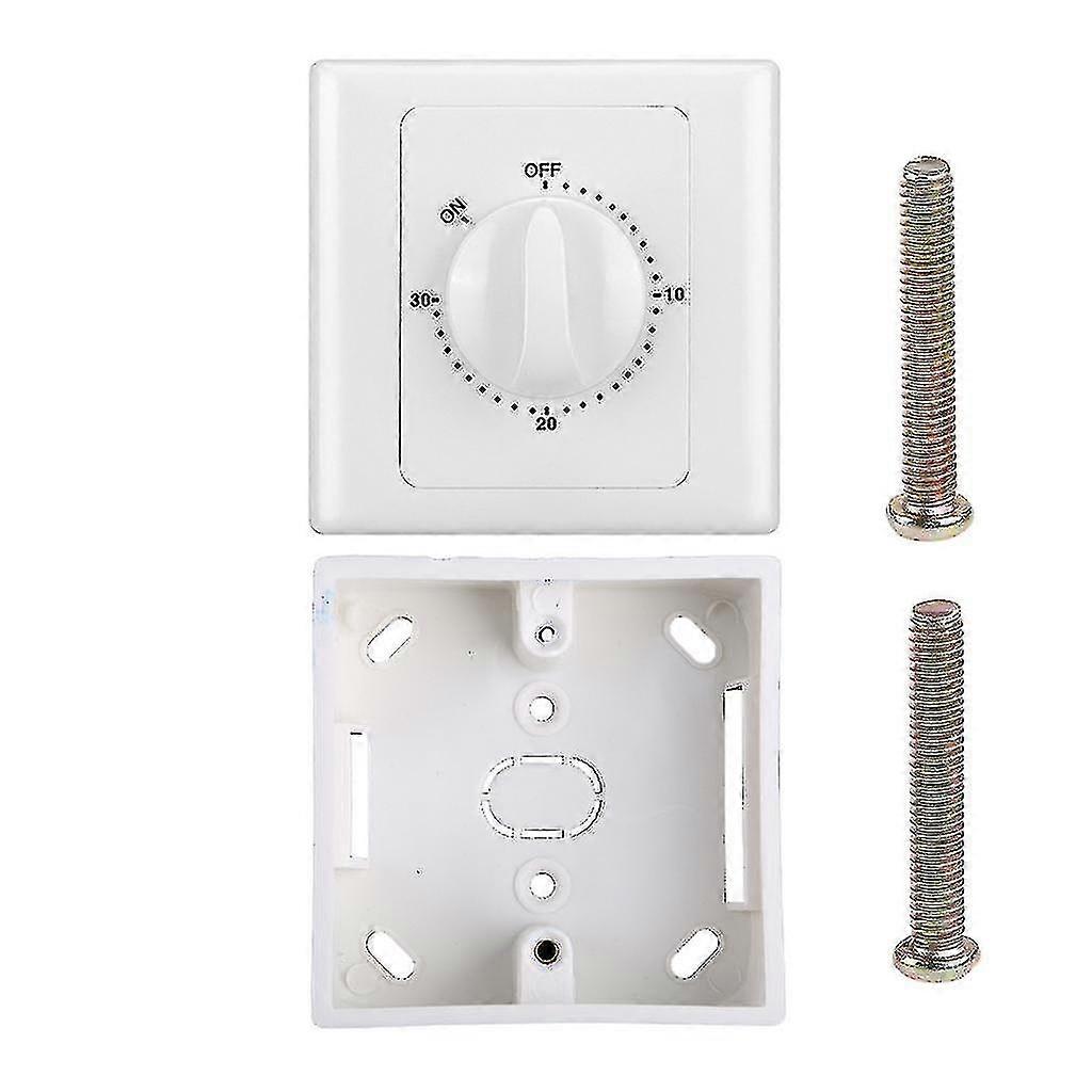Manual Timer Switch 60 Minute Countdown Auto Power Off for Electrical Plug
