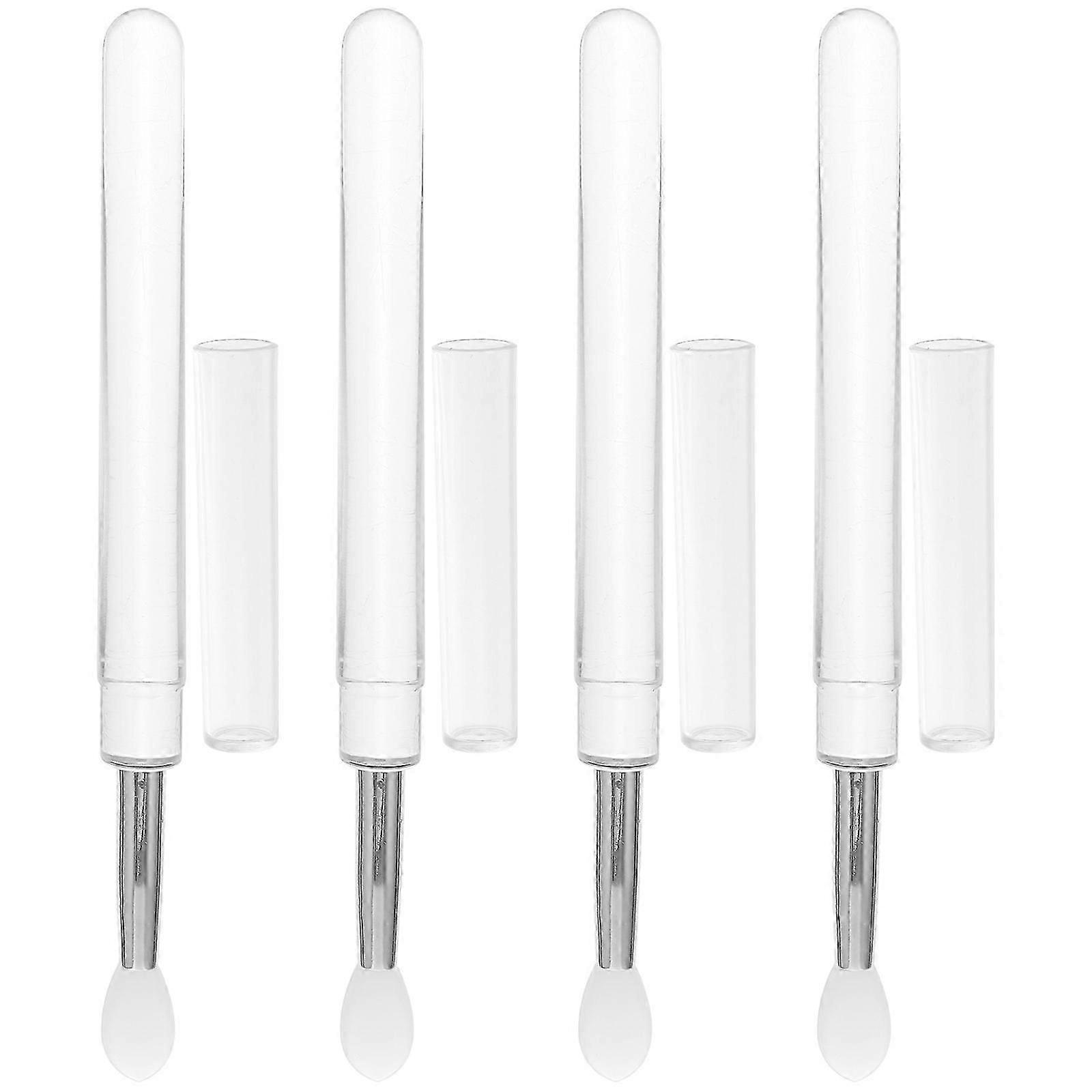 Makeup Lipstick Brush for Precise Application Silicone 4Pcs Set