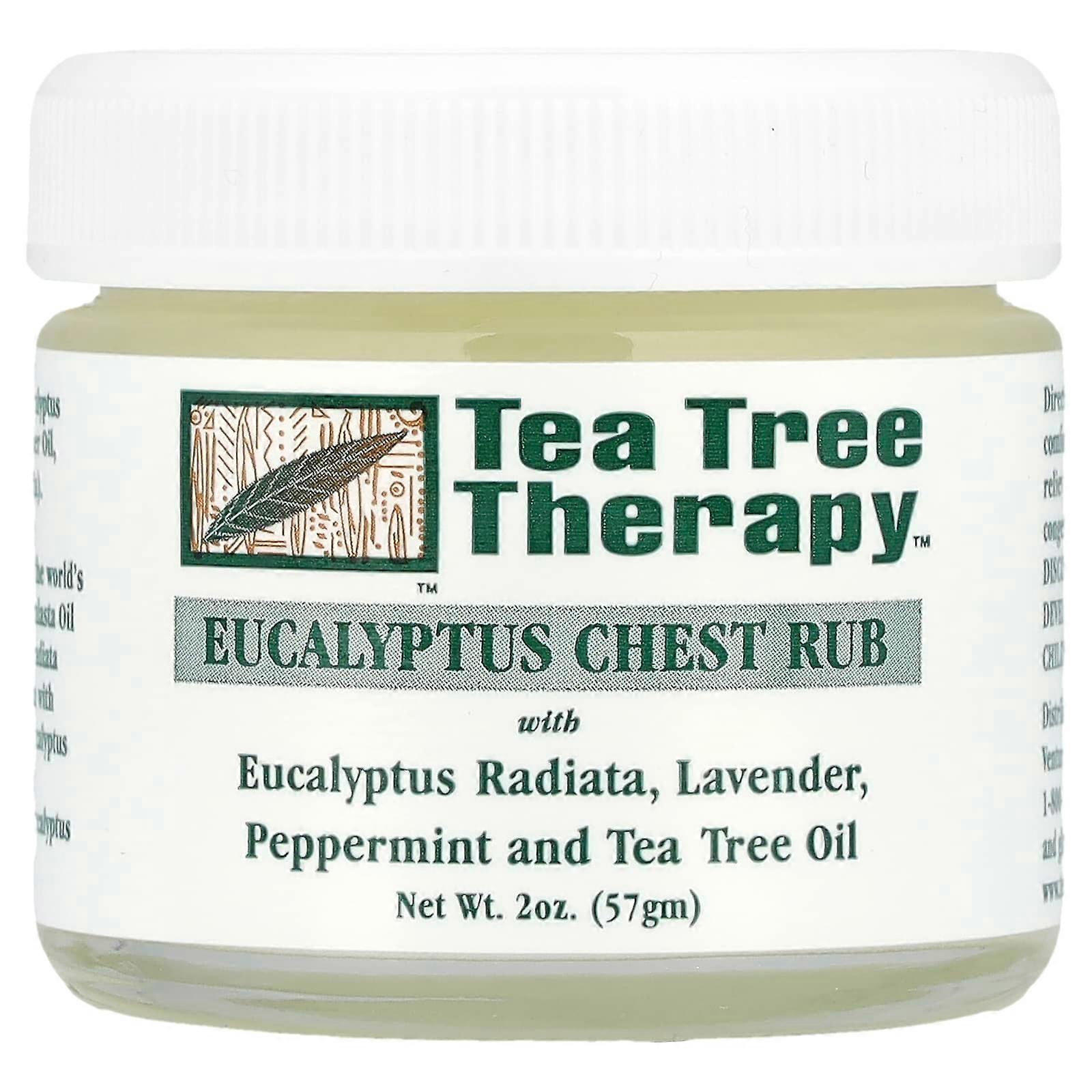 Tea Tree Therapy, Eucalyptus Chest Rub, 2 oz (57 g)