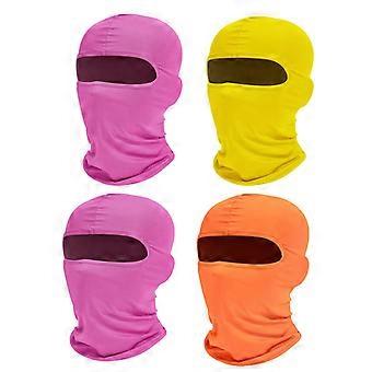 1/4pcs Ski Maskcompatible withMen Full Face Mask Balaclava Black Ski Masks Covering Neck Gaiter