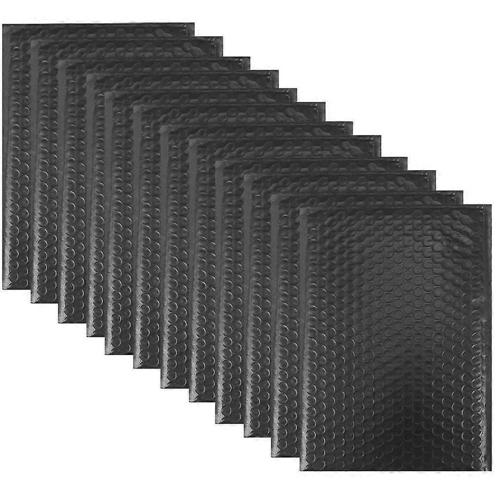 Bubble Pouch Storage Bag for Shockproof Packaging 25Pcs Black Pe