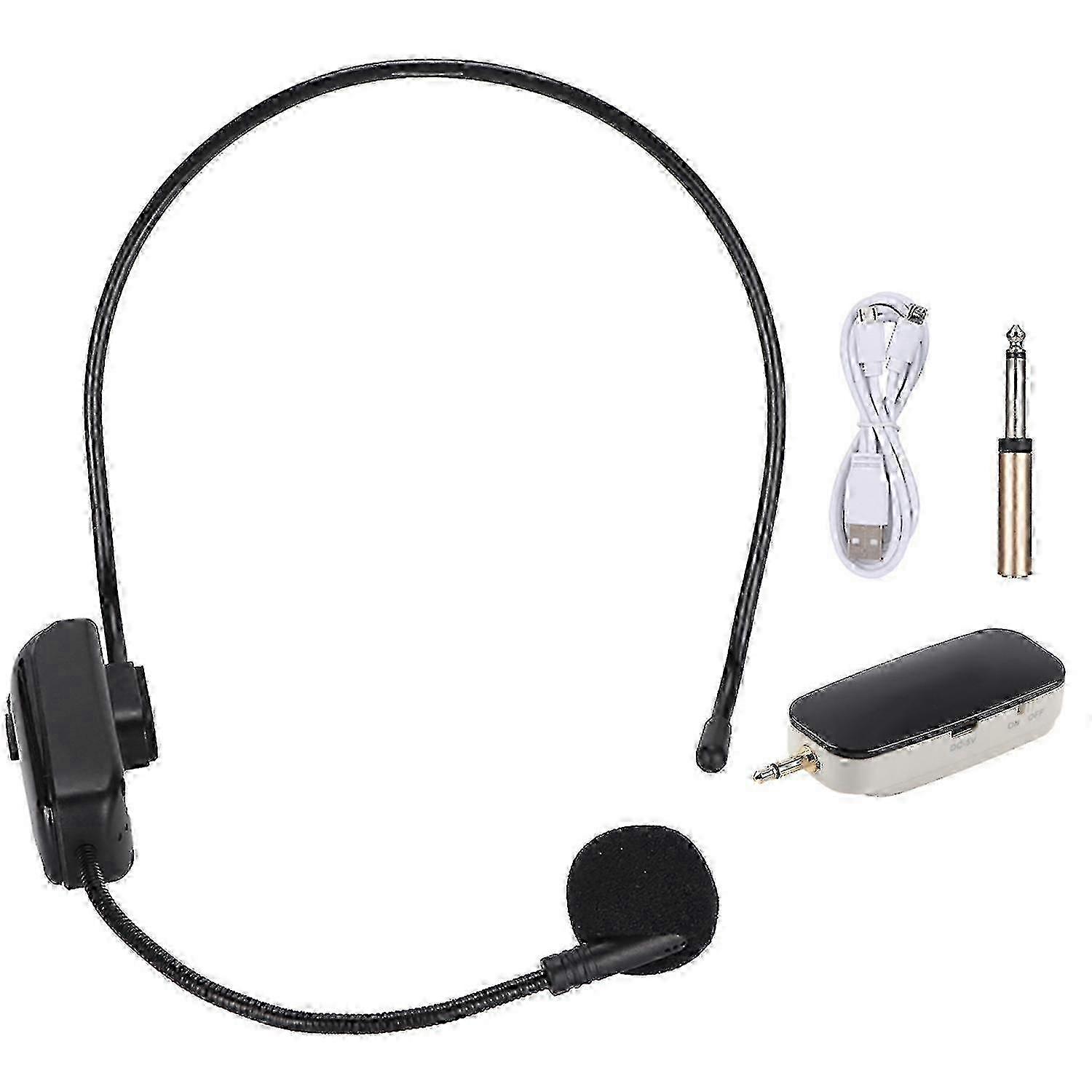 UHF Wireless Microphone Headset, Compatible for Teaching Meeting Tour Guide