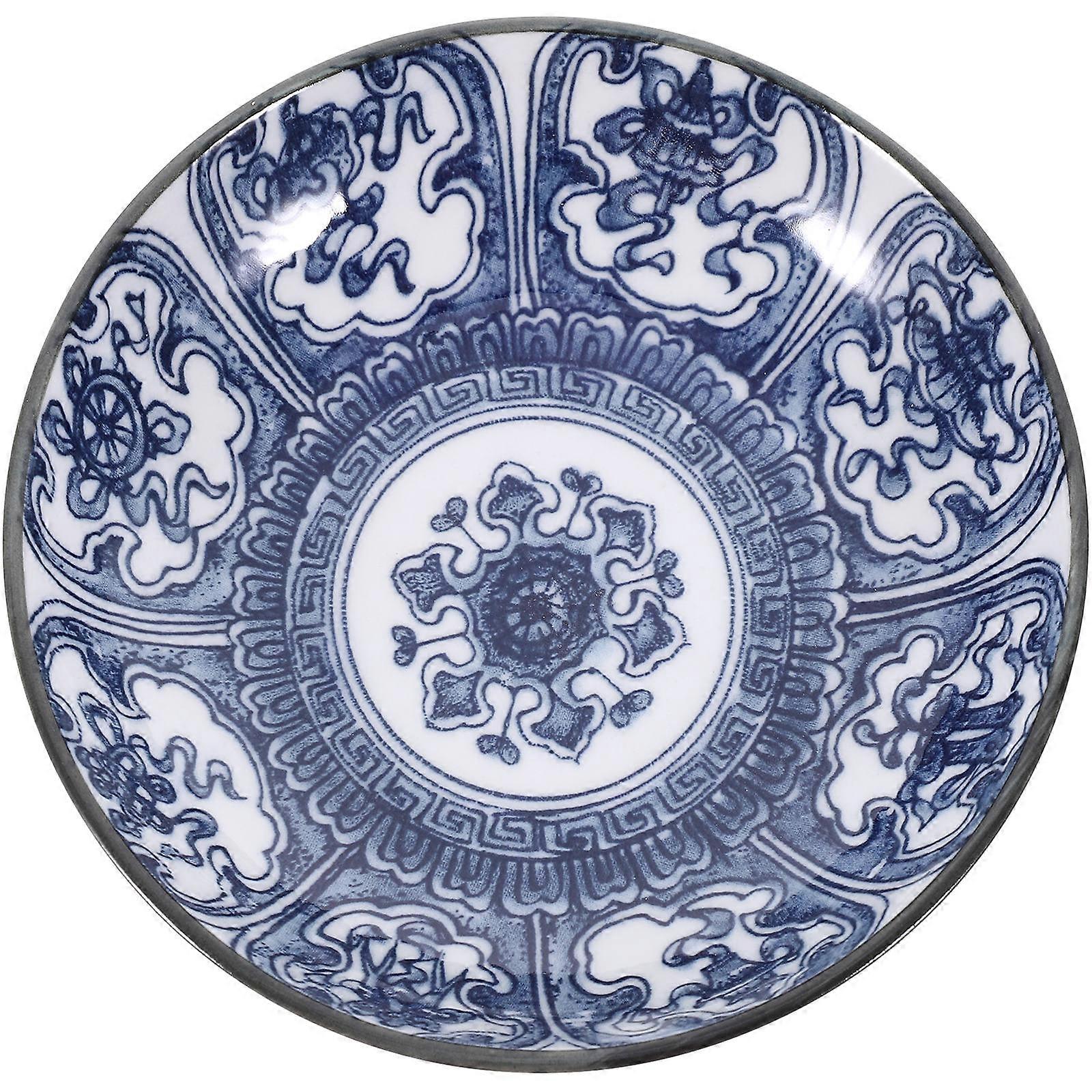Footed Ceramic Fruit Bowl for Kitchen Dessert Serving