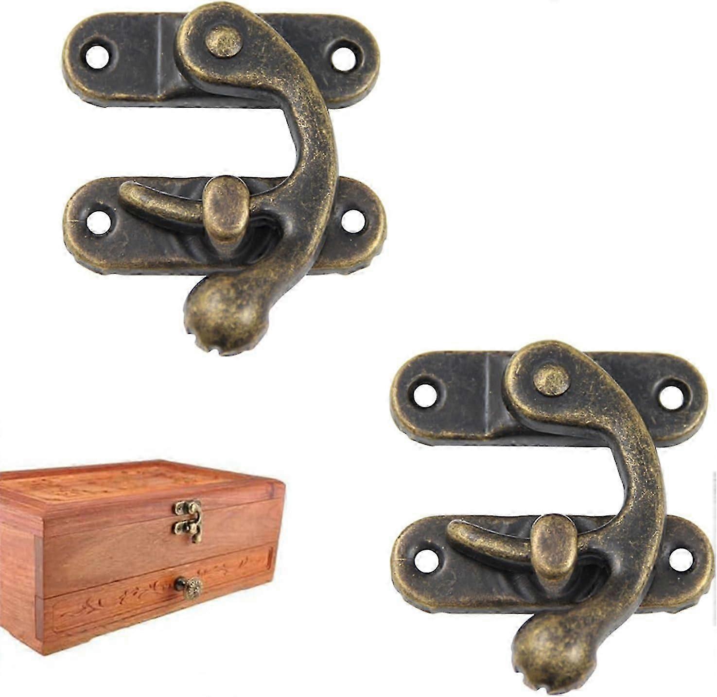 Bronse kroklås, trebokslås, kroklås brystlås