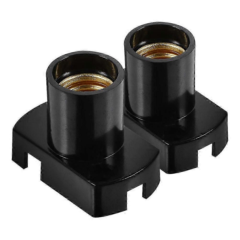 Lamp Socket Replacement, E12, Black, ABS Copper, for Table Lamps Indoor Use