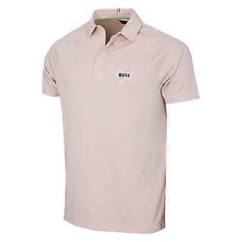 Hugo Boss Herr Active Moisture Management 4-vägs stretch bekväm pikétröja