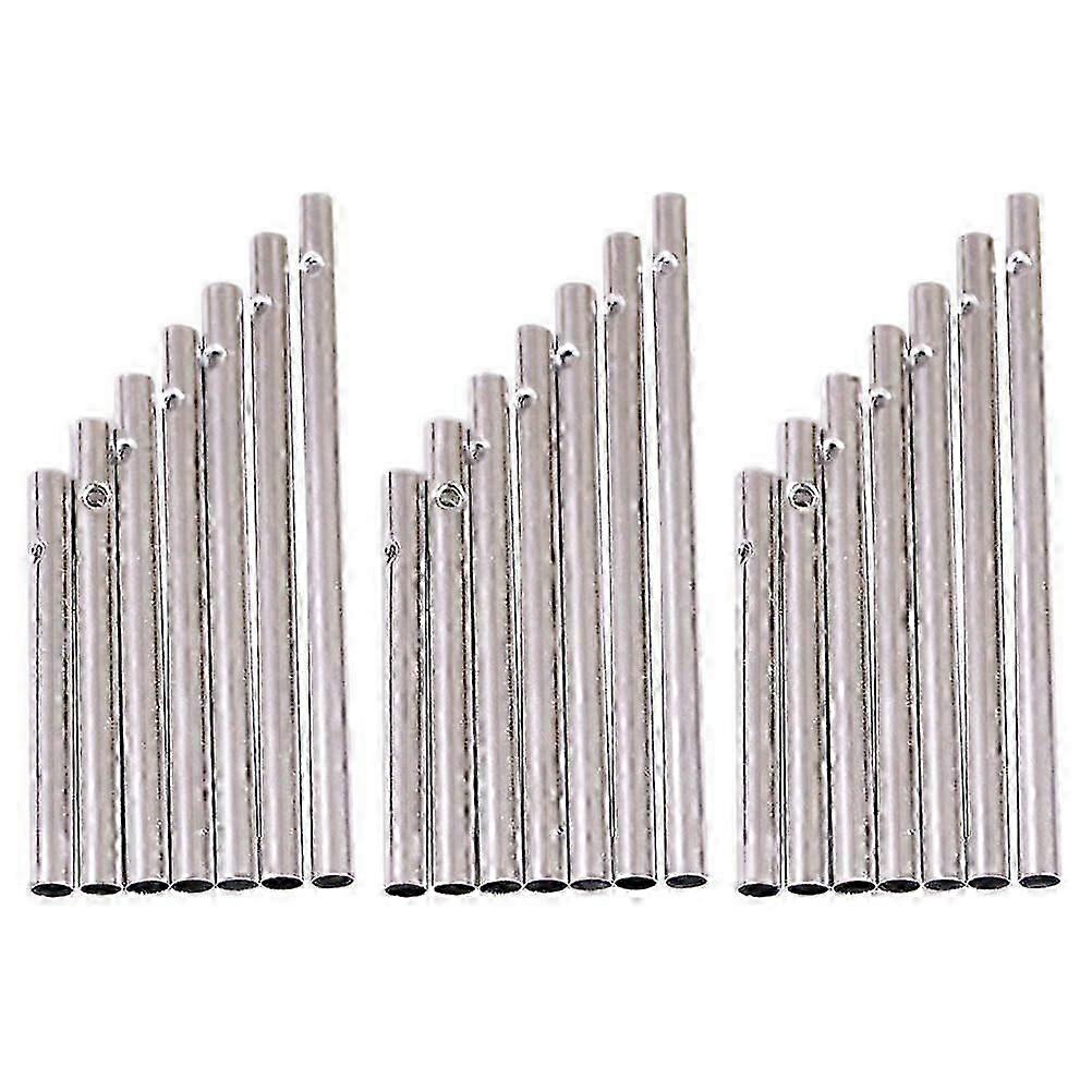 21PCS Different Length Aluminium Wind Chime Tubes DIY Empty Tone Pipe Replacements