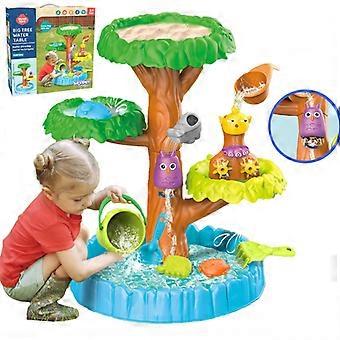 WOOPIE Vattenbord 2 i 1 Sandlåda Happy Tree 8 Tillbehör