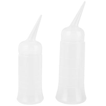 2 Pcs Voyage Squeeze Bottle Plastic Squeeze Bottles Hair Dye Bottle Scale Squeeze Bottle Applicator Bottle Hair