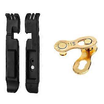 1 Paar Fahrrad-Quick-Link-Werkzeug-Hebelreifen-Stick-Reifenreparaturzubehör (Schwarz)
