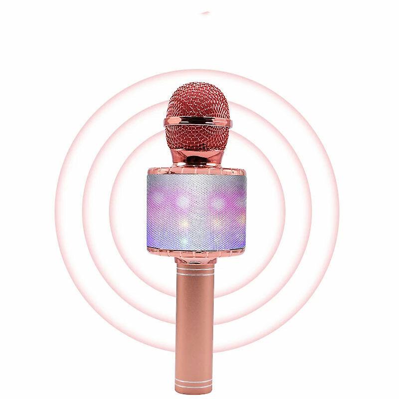 Microphone With Led Lights, Bluetooth, Studio Microphone, Corner Recorder