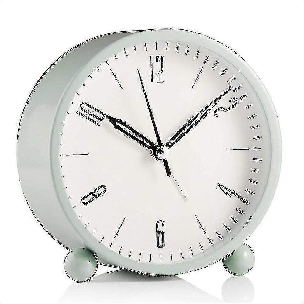 Student Bedside Simple Clock Table Clock Mini Metal Children's Alarm Clock