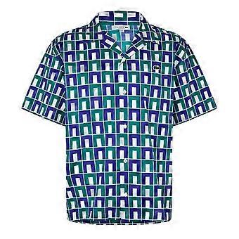 Lacoste Mens Monogram Short-Sleeved Shirt