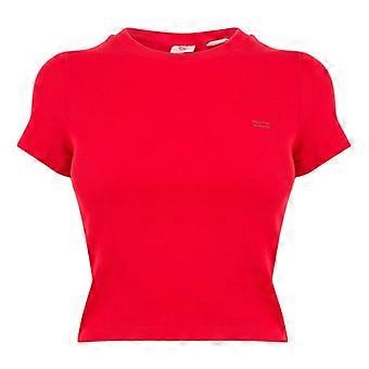 Levis Womens/Ladies Essential Ribbed Sport Crop Top