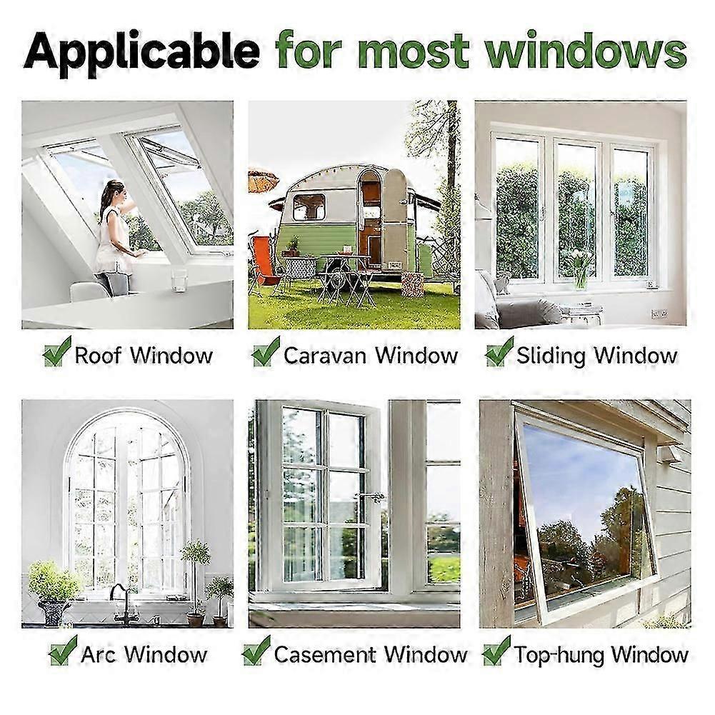 Window Screen Adjustable Magnetic Window Screen Replacement
