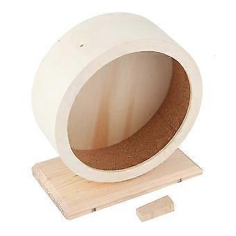Houten beugel, stil loopwiel voor huisdieren, geschikt voor hamsters, cavia's, egels en chinchilla's.