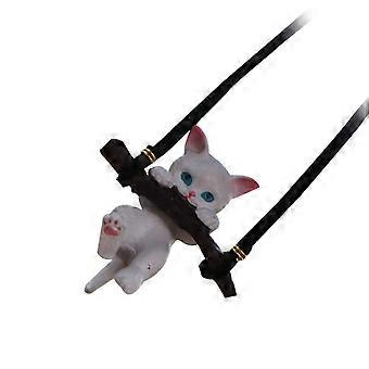 Swing Cat Pendant Car Rearview Mirror Cat Pendant Interior Swinging Cat Pendant