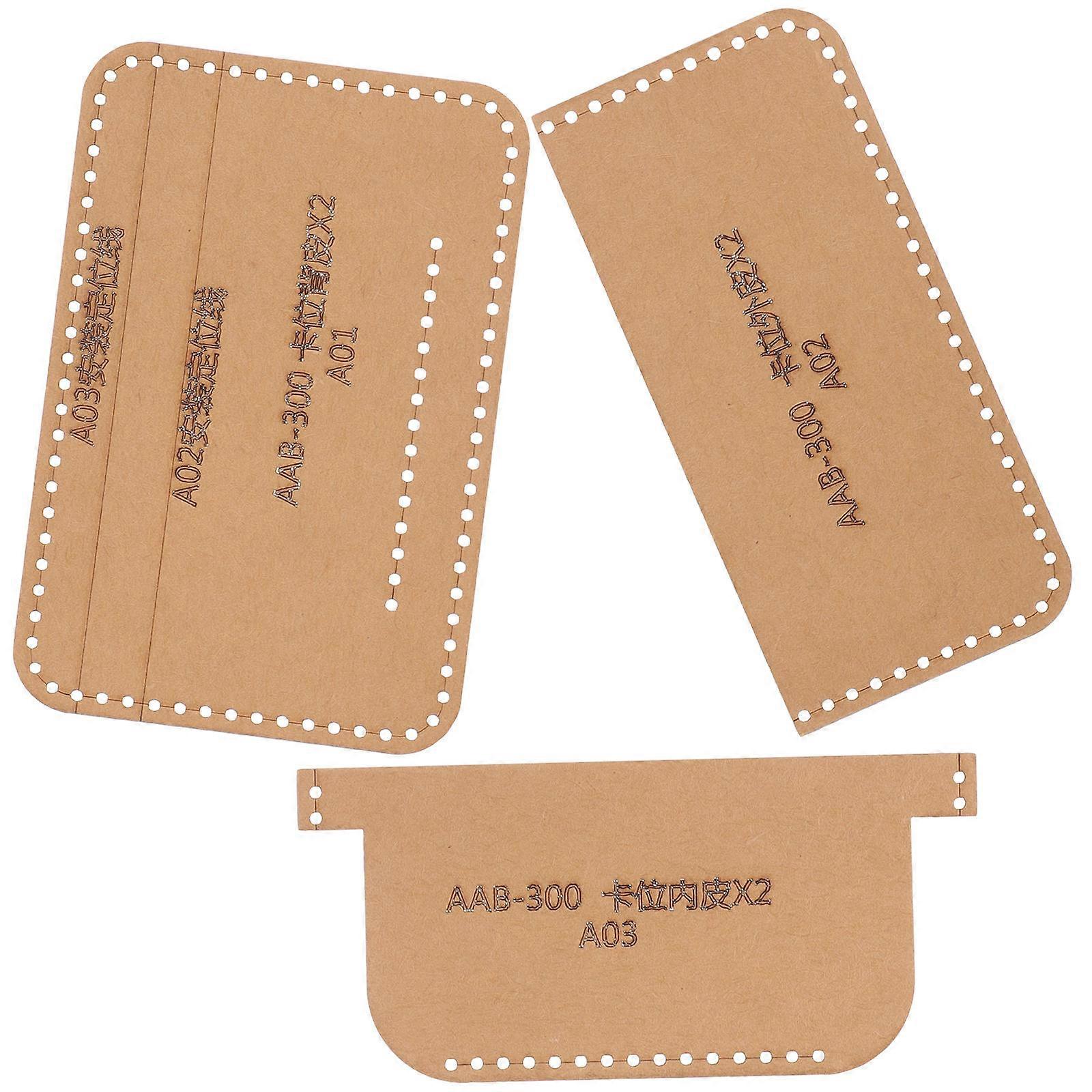1 Set Wallet Patterns Template Wallet Production Templates DIY Wallet Pattern Stencils