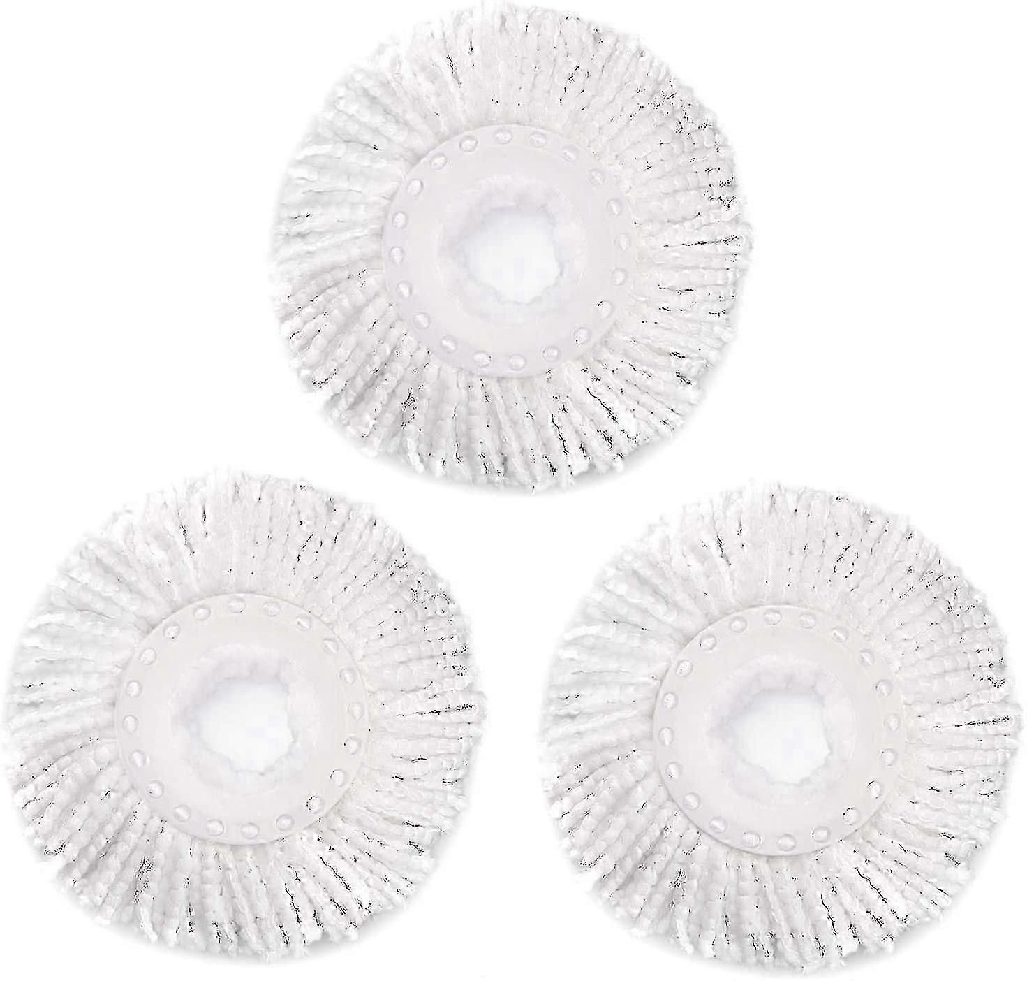 3 Pack Spin Mop Replacement Head 360 Spin Mop, Microfiber Spin Mop Refills,z