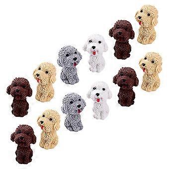 24PCS grappige mooie Teddy Puppy Eraser Cartoon schilderij gum cadeau (gemengde stijl)