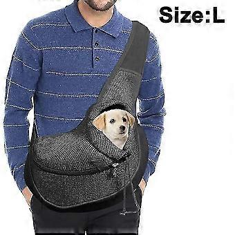 Pet Dog Sling Carrier, Breathable Mesh Travelling Pet Hands-free Sling