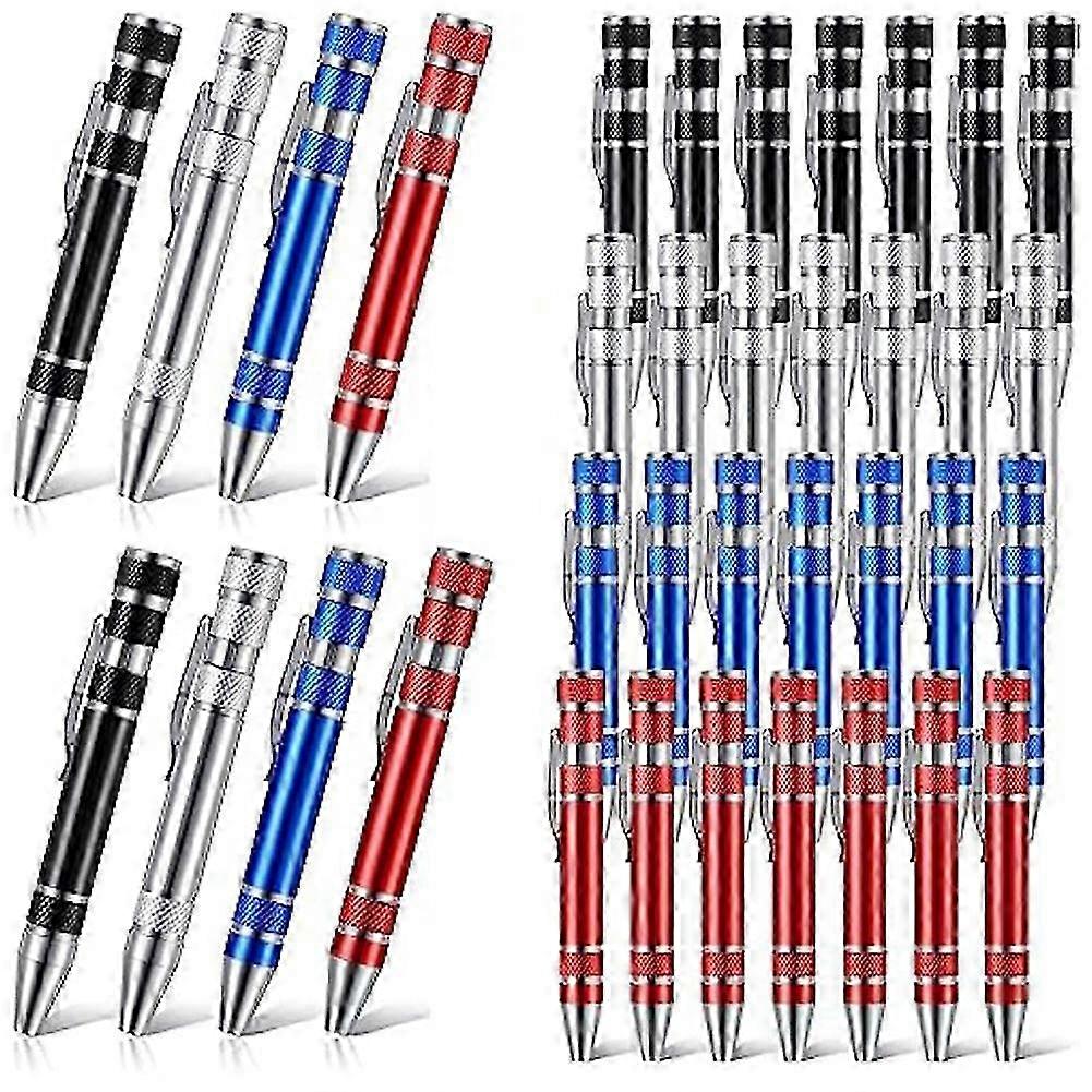 36pcs Pen Screwdriver Multitool Handy Tool Magnetic Pocket Screwdriver Multi Precision Function compatible with Mini Gadgets Repair