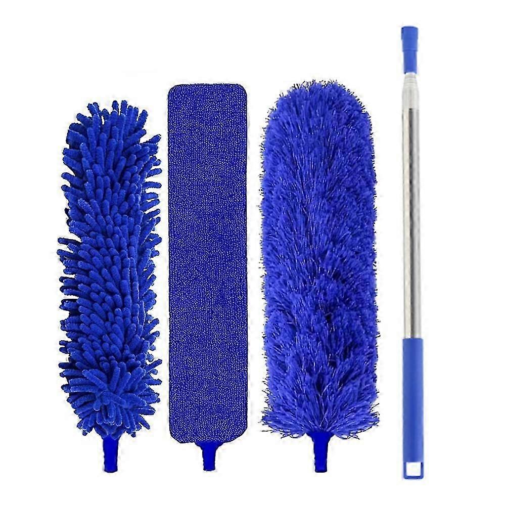 4-in-1 Extendable Microfiber Duster Extension Rod Ceiling Fan Duster