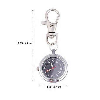 Watch with Key Buckle for Men Large Number Quartz Pocket Watch