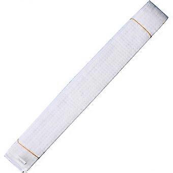 Doppelt gewickelter Taekwondo-Gürtel, Karate, Judo, Hapkido, Kampfsportuniform, Farbranggürtel, 220 cm/280 cm (Weiß, Länge 220 cm/87 Zoll)