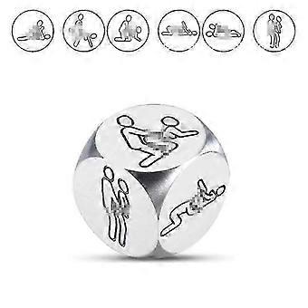 Couples Date Night Dice Game for Anniversary Wedding Valentine Birthday Gifts Unbranded Stainless Steel Decision Maker for Husband Wife Boyfriend Girl