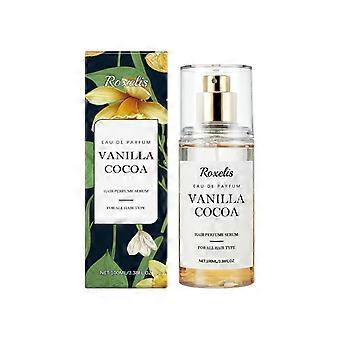 Spray profumato per capelli, fragranza per la cura dei capelli, cura nutriente, capelli secchi, emana un fascino affascinante, profumo fresco, vaniglia, cacao.