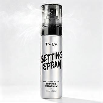 Fugtgivende mat makeup setting spray, hurtigttørrende filmdannende spray, anti-sved oliekontrol langtidsholdbar makeup finishing spray