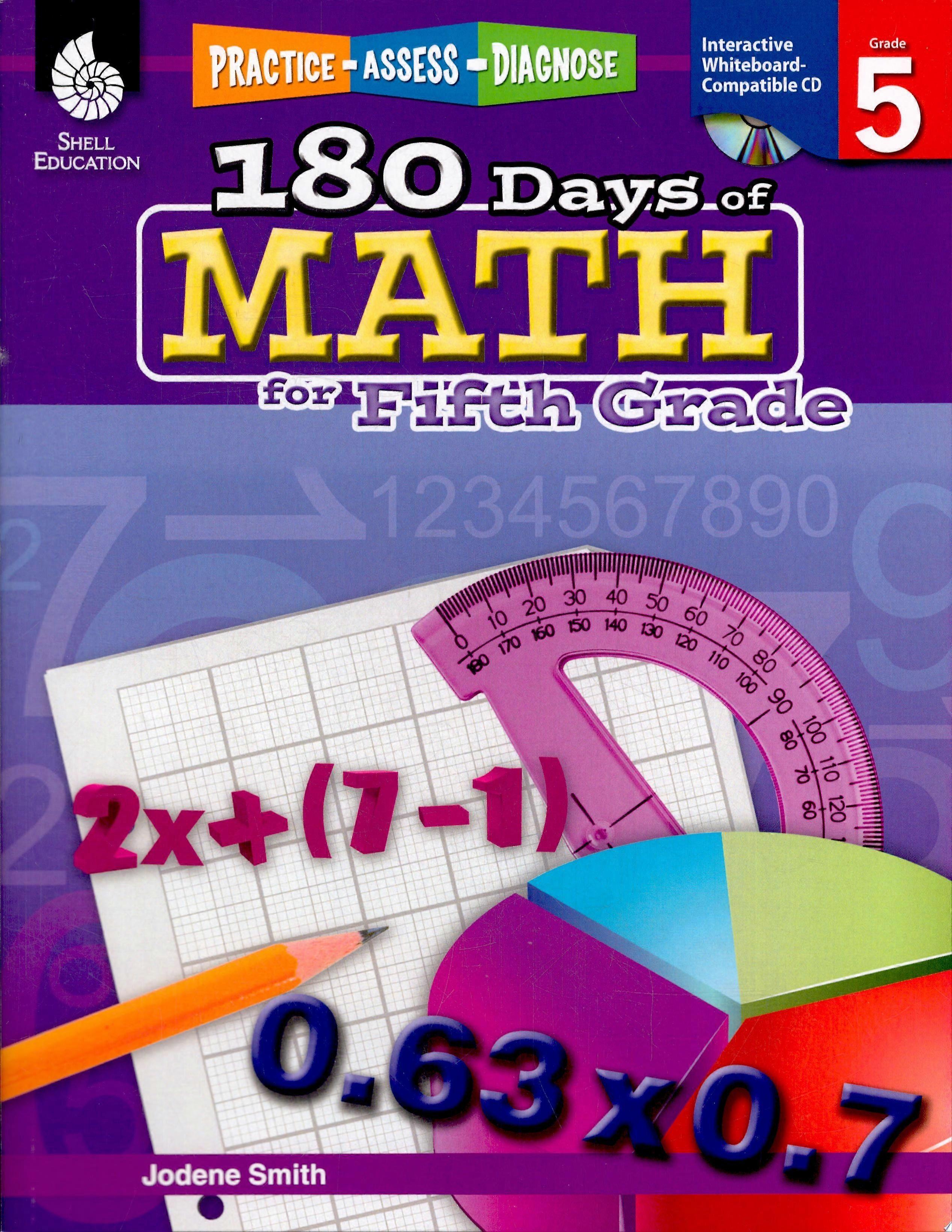 180 days math for fifth grade practice, assess, diagnose