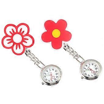 2 Pcs Fashion Pocket Watch Pretty Nurse Watch Practical Nurse Clip Watches