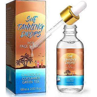Self Tanning Drops  Safe and Effective for Face and Body | 100% Natural Tanning