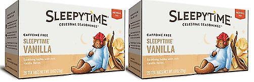 Celestial Krydder Sleepytime vanilje te 2 Box Pack