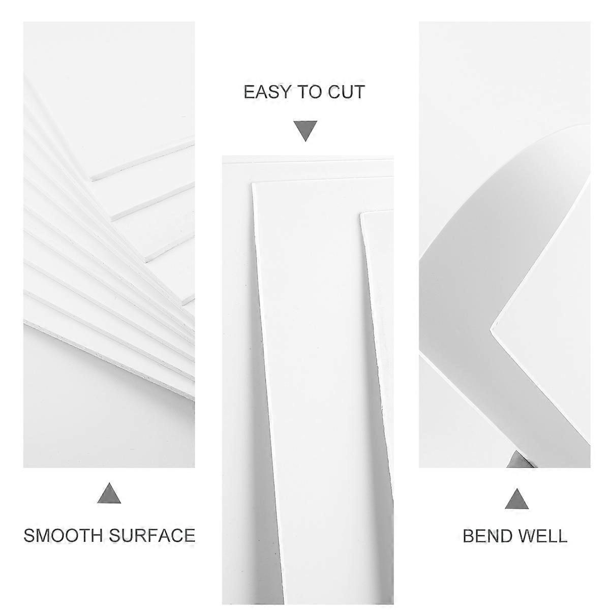 Foaming Sheet Building Micro Landscape Model Material for Layout Props 10Pcs White