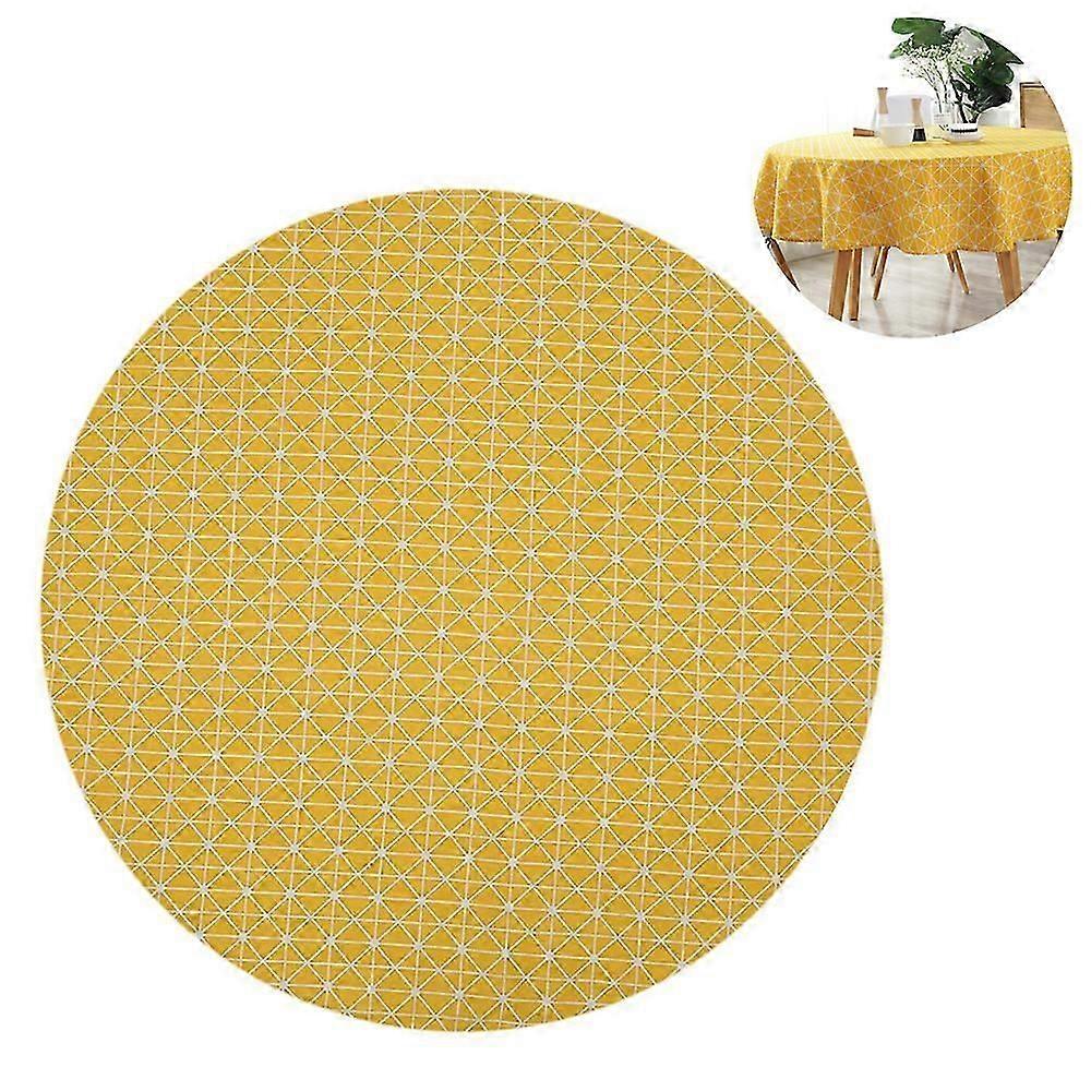 Linen Tablecloth Anti-wrinkle for Kitchen Dining Use
