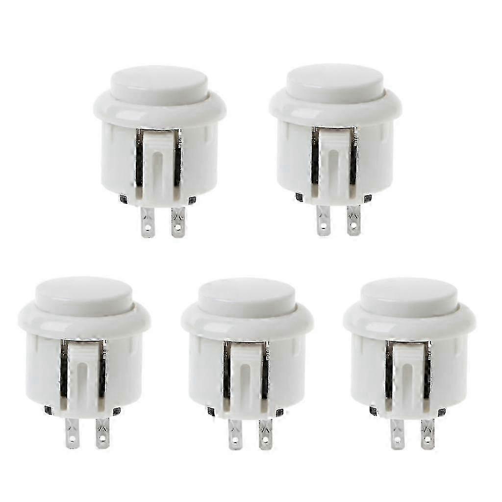 Arcade Button Round Push Button Built-in Small Micro Switch 24mm Arcade Edition 0210
