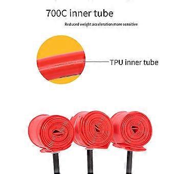 Ultralight Bike Inner Tube 700x18 25 28 32c Road Bicycle Tpu Tire 85mm Length French Valve Super Light Tube